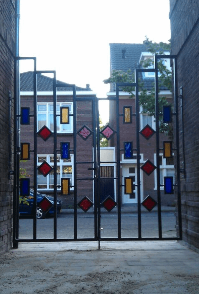 Poort - Glas in Staal